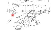 Tubulatura aer Audi A6 4F C6 3.0 TDI BMK OEM 4F012...