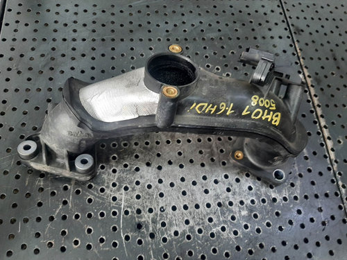 Tubulatura intercooler cu senzor 1.6 hdi bh bh01 peugeot 308 208 5008 citroen c3 c4 9674951680