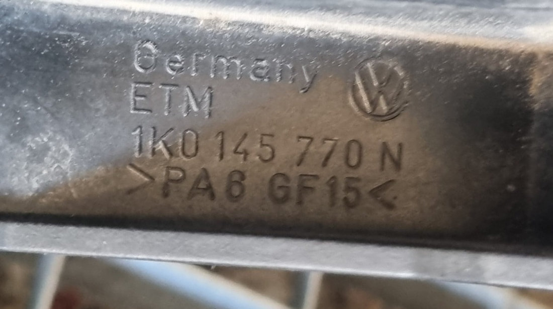 Tubulatura intercooler cu senzor VW Passat B6 2.0 TFSI 200 cai motor CBFA cod piesa : 1K0145770N