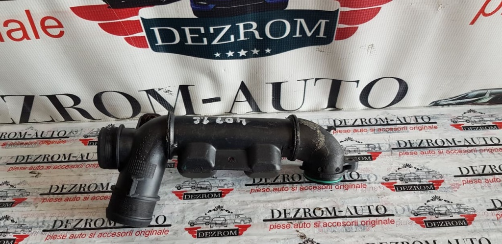 Tubulatura intercooler Peugeot 407 1.6 HDI 109 CP cod piesa 9657083380