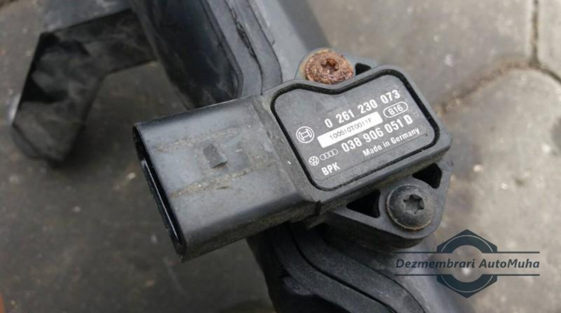 Tubulatura turbina cu senzor presiune Skoda Superb 2 (2008->) 1K0145762HP