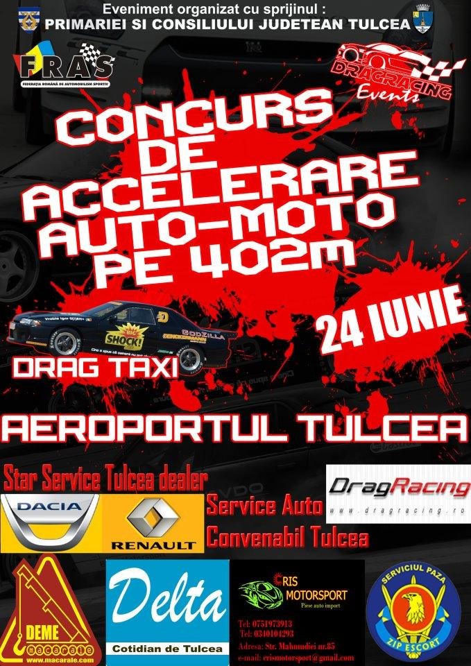 Tulcea Drag Auto & Motto - Etapa nr. 3, 24 Iunie 2012