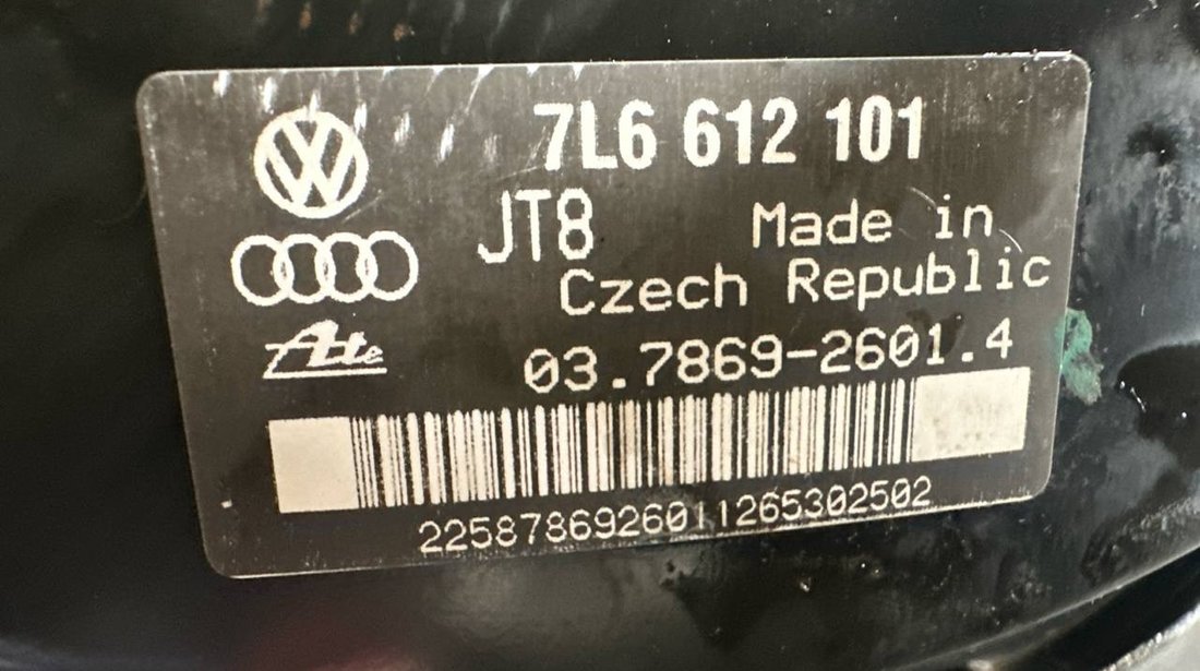 Tulumba frana 7L6612101 VW Touareg I (7L) 4.2 V8 AXQ 310 cai