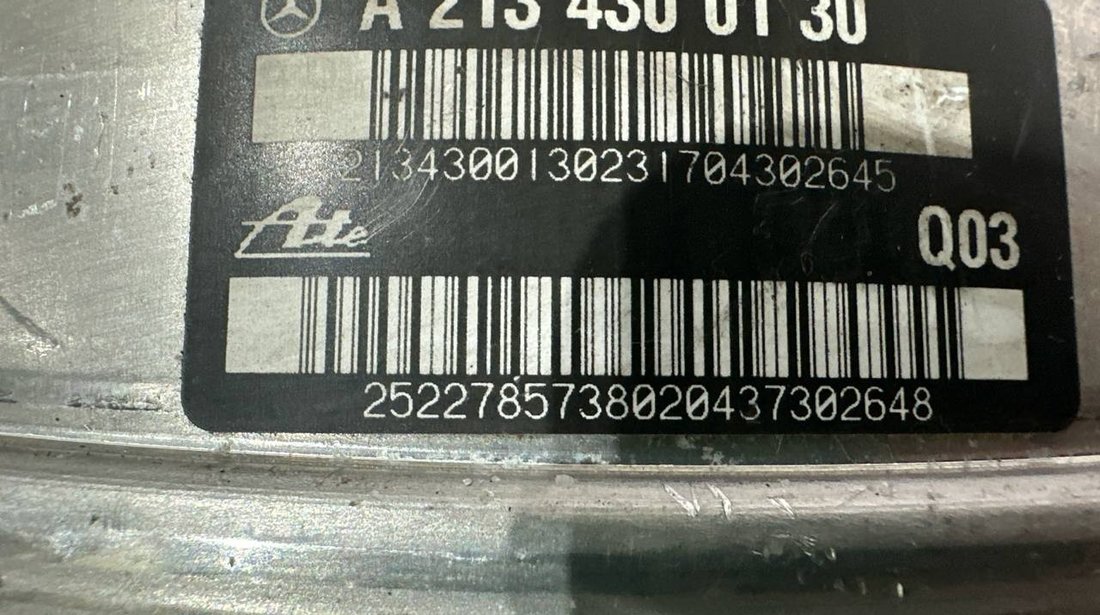 Tulumba frana A2134300130 Mercedes-Benz C-Class T-modell (S205) 1.6 156 cai M 274.910