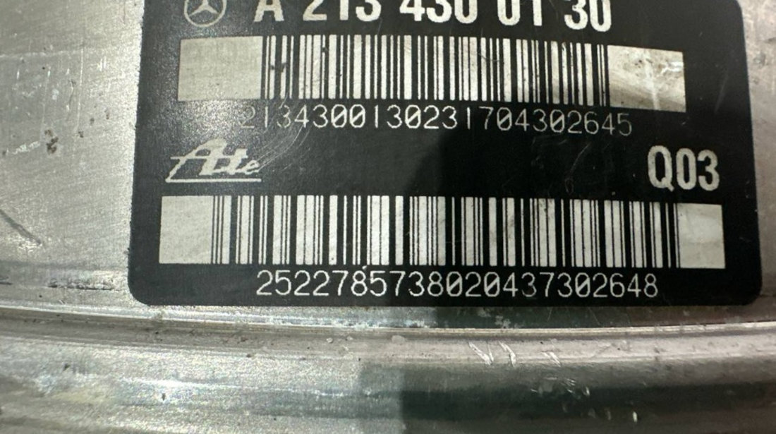 Tulumba frana A2134300130 Mercedes-Benz C-Class T-modell (S205) EQ Boost 4-matic 184 cai M 264.915