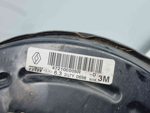 Tulumba frana Renault Megane 3 Combi [Fabr 2008-2015] 472100005R 1.5 DCI K9K636 81KW / 110CP 1.5 DCI...