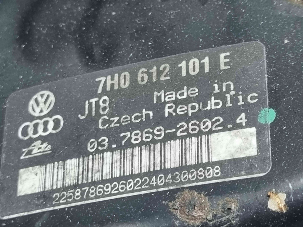 Tulumba frana Volkswagen Transporter 5 (7HB, 7HJ) [Fabr 2004-2013] 7H0612101F 2.5 AXD 96KW / 130CP 2.5 AXD 96KW / 130CP