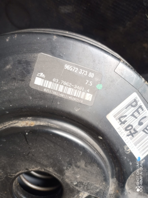 Tulumba servofrana Peugeot 407 - COD 9657237380