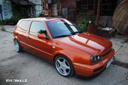 Tuned Up Orange: Golf MK3 GT by Bengy