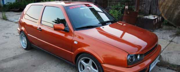 Tuned Up Orange: Golf MK3 GT by Bengy