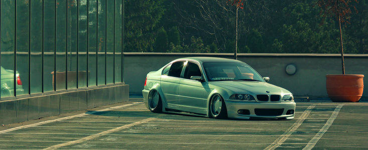 Tuning BMW E46: Stance de Romania by Marius