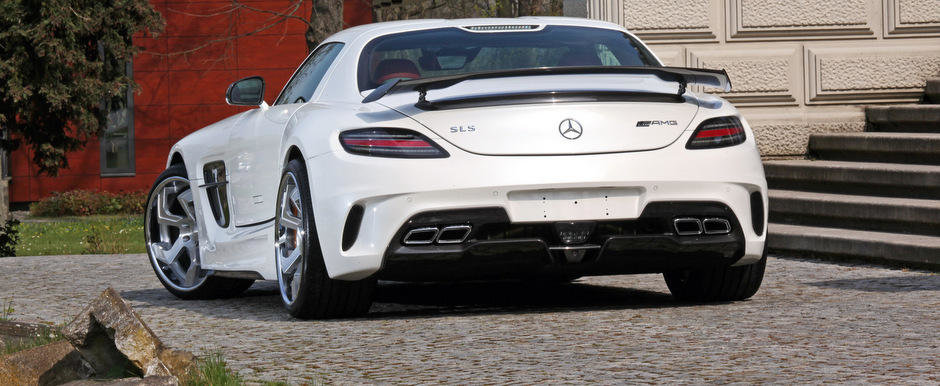 Tuning cu iz de Black Series pentru supercarul Mercedes SLS AMG Tuning cu iz de Black Series pentru supercarul Mercedes SLS AMG
