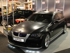 Tuning de Letonia - BMW E90 imbracat in piele de crocodil