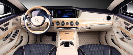 Tuning excentric pentru primul Mercedes S-Class blindat din Rusia