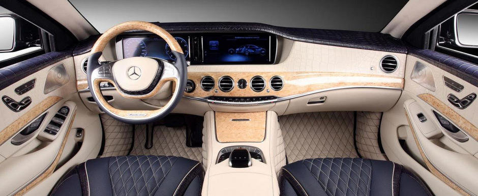 Tuning excentric pentru primul Mercedes S-Class blindat din Rusia