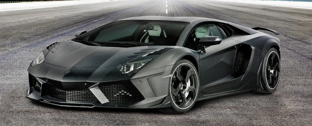 Tuning Lamborghini: Noul Mansory Carbonado promite 1.250 CP, design stealth si carbon din belsug