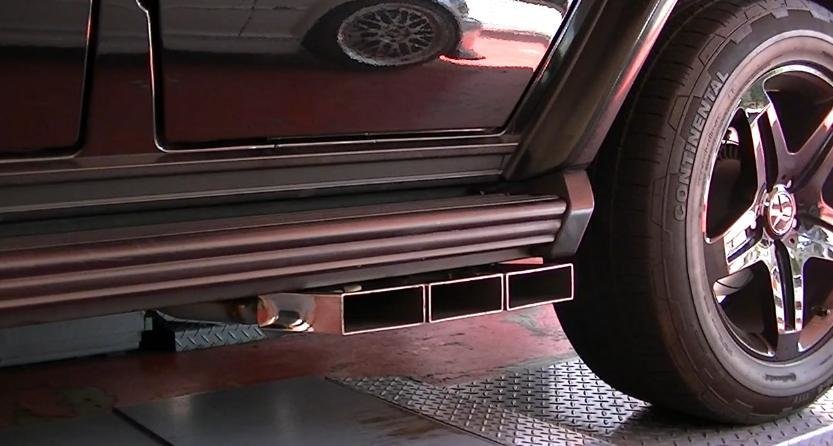 Tuning Mercedes-Benz: un G55 AMG cu evacuare custom cu 2 sunete distincte Tuning Mercedes-Benz: un G55 AMG cu evacuare custom cu 2 sunete distincte