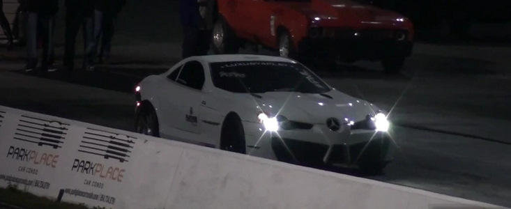 Tuning Mercedes: Cel mai rapid SLR din lume parcurge sfertul de mila in numai 9.76 secunde!