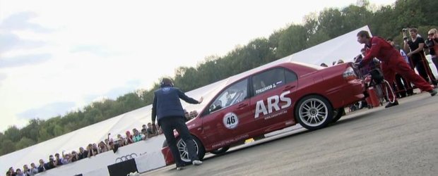 Tuning Mitsubishi: Lancer de 1100 cp si 9 secunde pe sfertul de mila