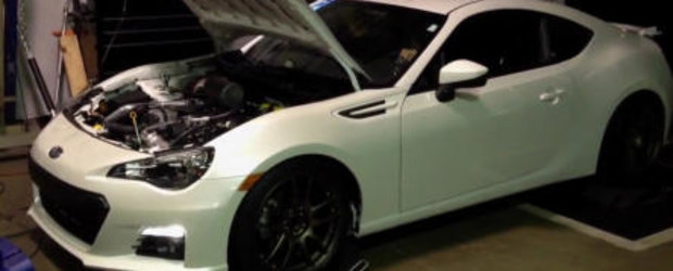 Tuning Subaru: Primul BRZ Turbo din lume urca pe dyno, 'scoate' 278 CP la roti