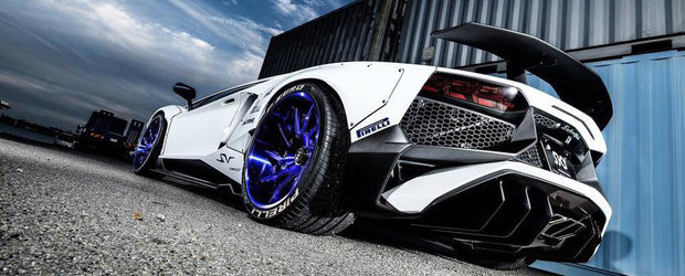 Tuning-ul care te face sa exclami "wow!". Asa arata Aventador-ul SV in viziunea Liberty Walk