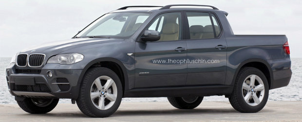 Tuning Virtual: Cum ti se pare ideea unui BMW X5 Pick-up?