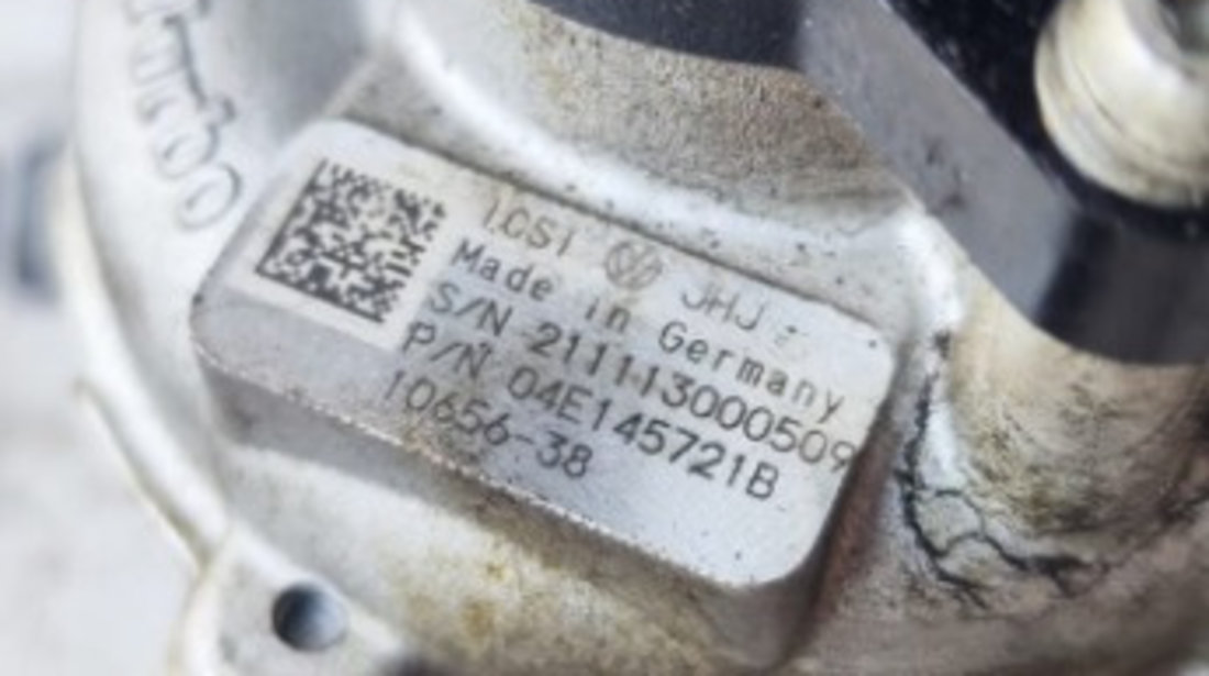 Turbina Audi A3 1.4 TSI motor CHP an 2017 cod 04E145721B