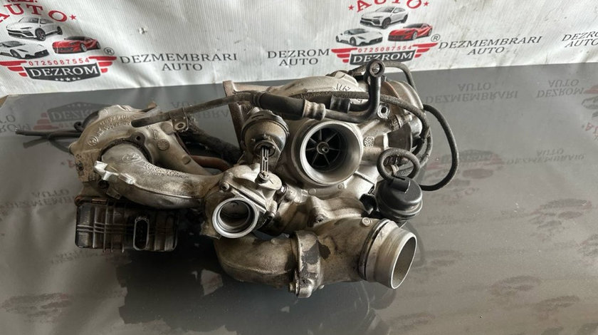 Turbina bi-turbo 11658508092 11658508090 BMW Seria 6 Gran Coupe (F06) 3.0 d xDrive 313 cai