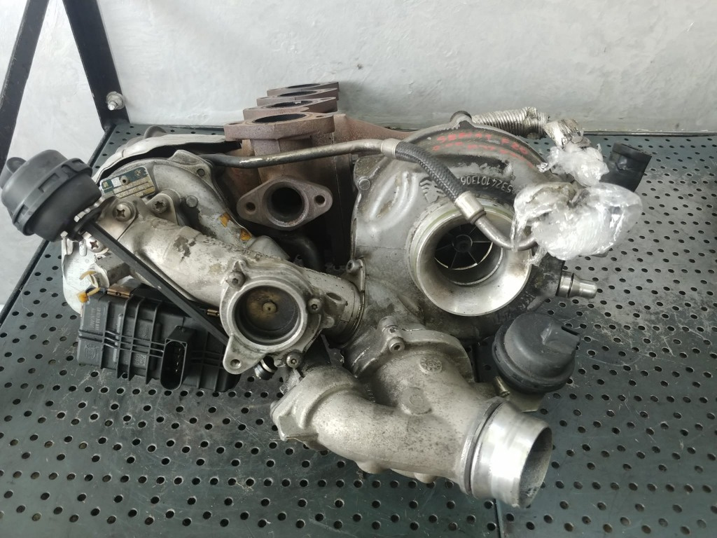 Turbina biturbo 2.0 d n47d20d bmw seria 1 f20 f21 11657823255-08 54359700057 11657823227