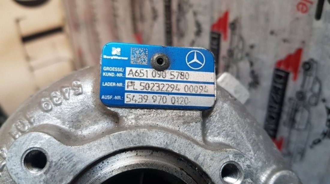 Turbina mercedes benz clasa E(A207) E220 cdi 170 cai cod piesa: A6510902380