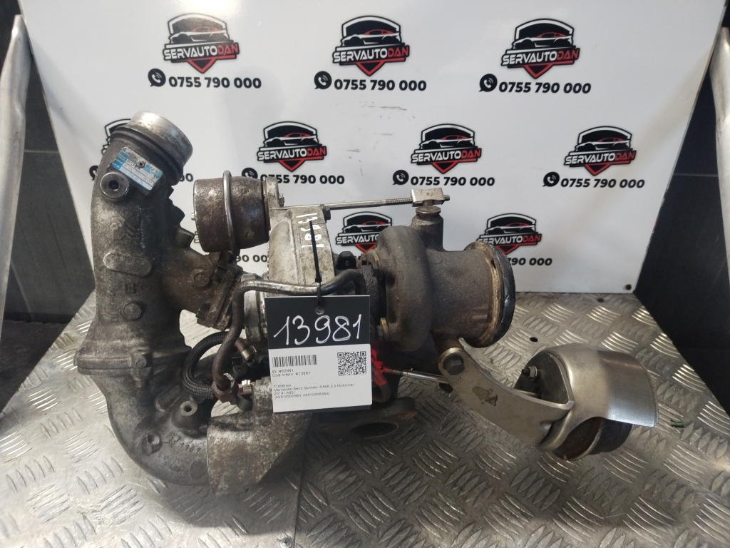 Turbina Mercedes-Benz Sprinter (2009->) [906] 2.2 Motorina 2014, A6510900980 / A6510906380