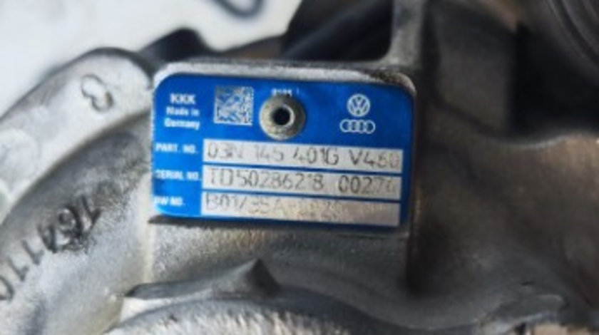 Turbina mica Vw Passat 8 2.0 Bi-TDI motor CUA an 2019 cod 03N145401G