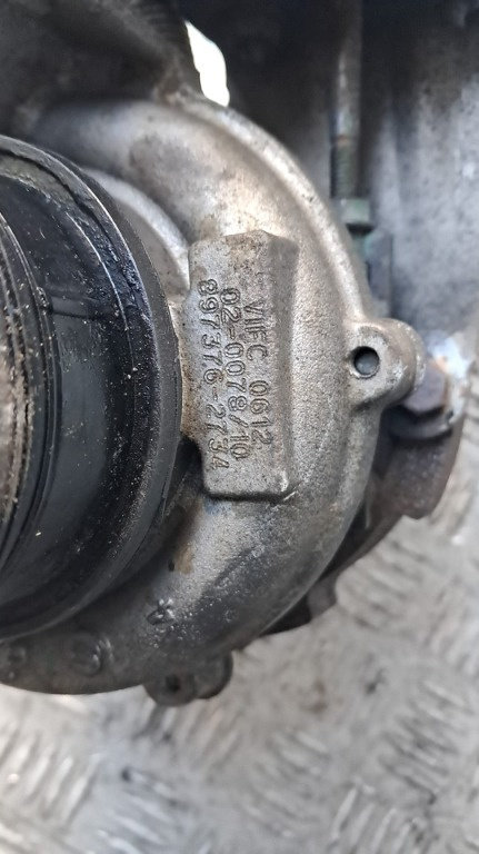 Turbina Opel Zafira 1.7 CDTI cod motor Z17DTR an 2006 cod 897376 2734