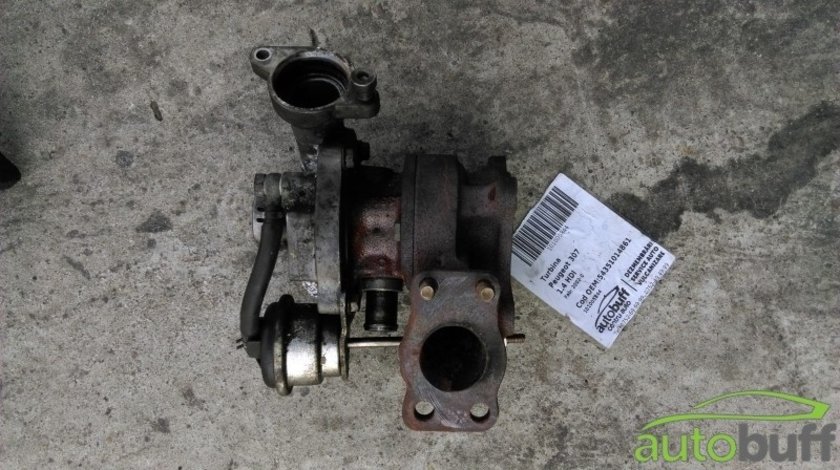 Turbina Peugeot 307 ( 2001-2008 ) 1.4 HDI 54359710009 kp35-487599 gk50723310823