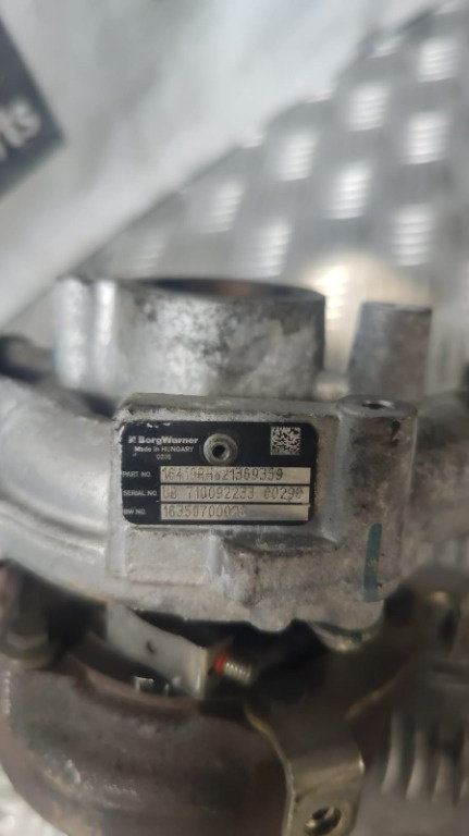 Turbina Renault Fluence 1.5 DCI 110 Cp cod motor K9K an 2017 cod 821369359