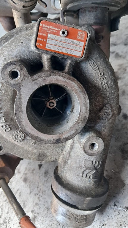 Turbina Renault Megane 1.5 dci 110 CP cod motor K9K transinie manuala an 2015 cod 54399700127
