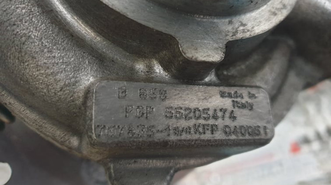 Turbina Saab 9-3 1.9 TiD 120cp cod piesa : 55205474