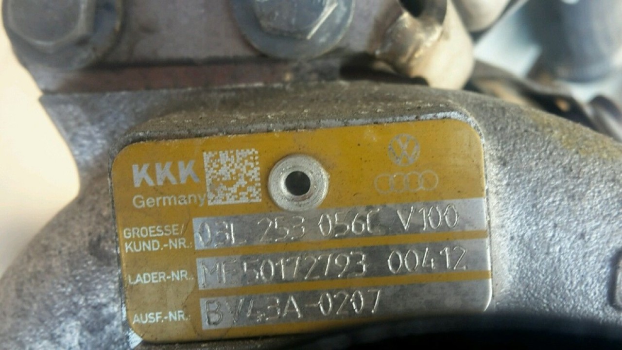 Turbina skoda yeti 2.0 tdi cega 170 cai cod 03l253056c