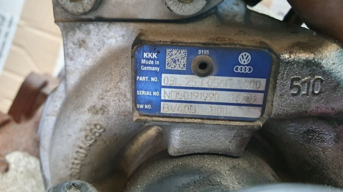 Turbina turbo Vw Passat Audi Skoda Seat 1.6 2.0 TDI CFF