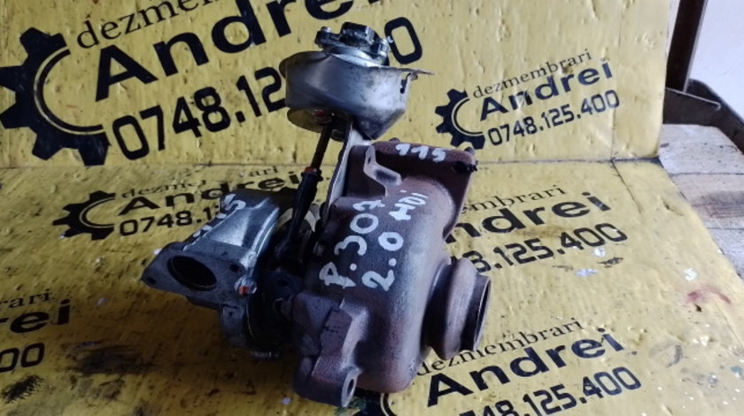 Turbina Turbosuflanta Actuator defect 756047-9005S Peugeot 307 [2001 - 2005] Hatchback 5-usi 2.0 HDi MT (136 hp)