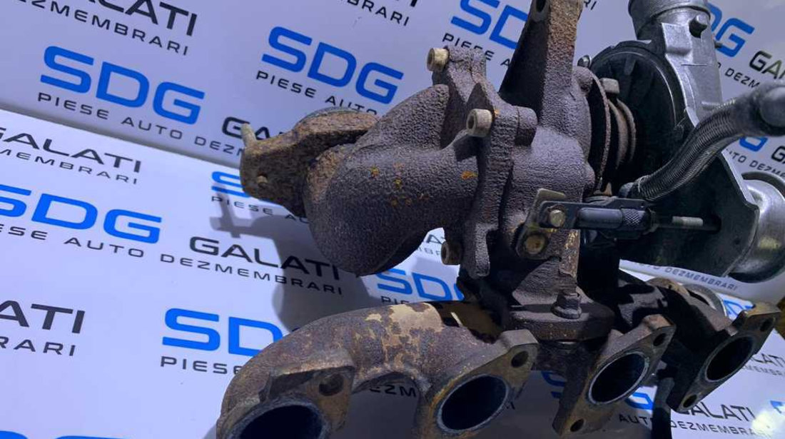 Turbina Turbosuflanta cu Galerie Evacuare Peugeot 406 2.0 HDI 1995 - 2004 Cod 9632406680