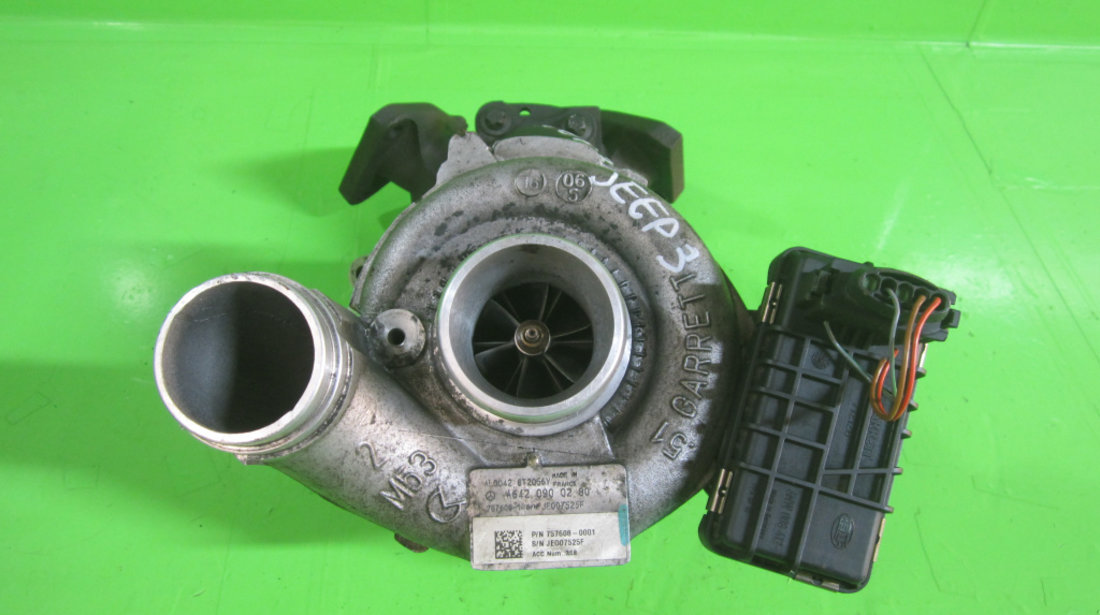 TURBINA / TURBOSUFLANTA JEEP GRAND CHEROKEE 3 4x4 3.0 CRD FAB. 2006 - 2011 ⭐⭐⭐⭐⭐