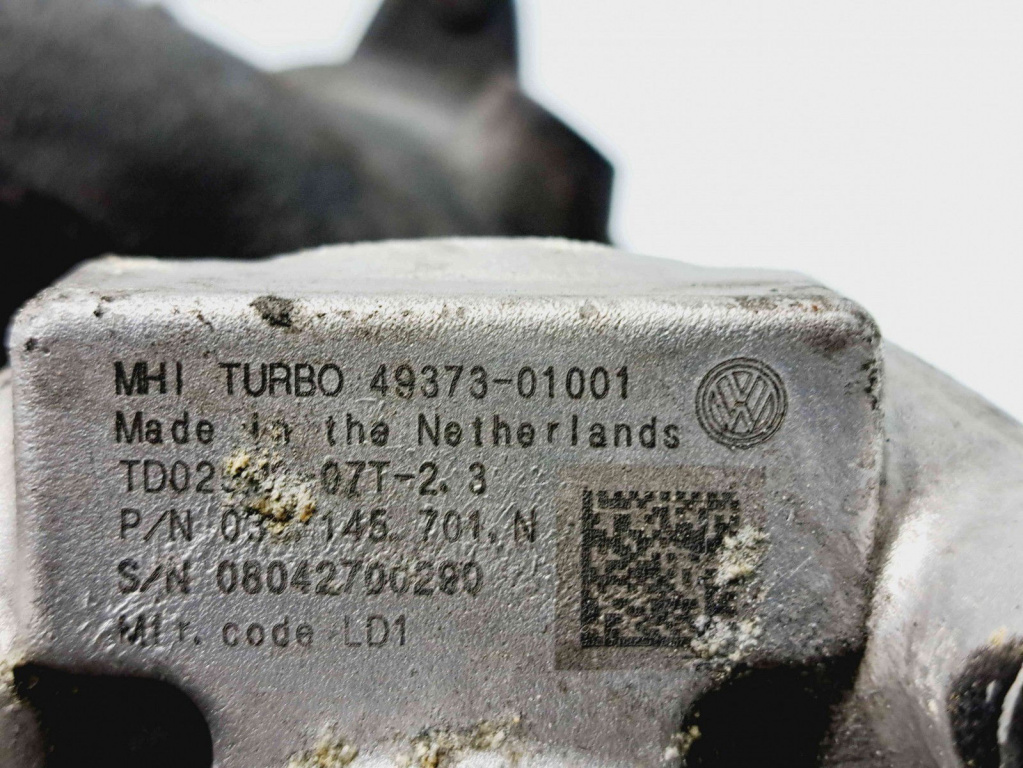 Turbina Volkswagen Eos (1F7, 1F8) [Fabr 2006-2015] 49373-01001 1.4 Benz CAXA 90KW / 122CP 1.4 Benz CAXA 90KW / 122CP