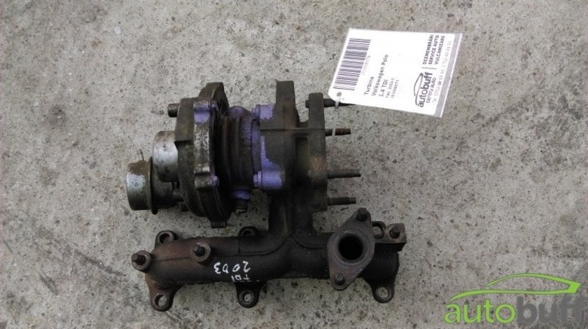 Turbina Volkswagen POLO IV (Typ 6Q/9N/9N3; 20022009) 1.4 TDI BNM BWB 720243-1 7202431 0452530196 04422538 0452530