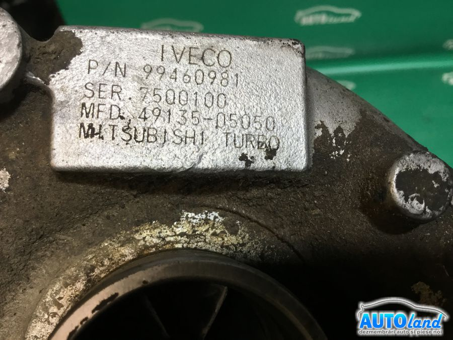 Turbo 4913505050 2.8 D, 99460981 Iveco Daily II 1999-2006