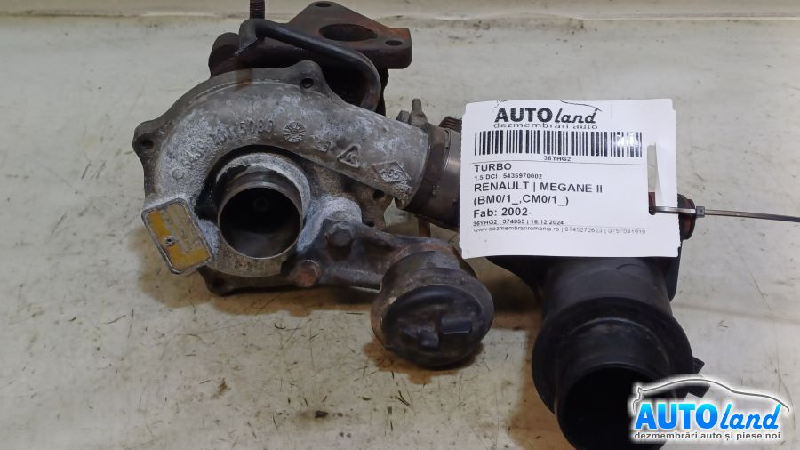 Turbo 5435970002 1.5 DCI Renault MEGANE II BM0/1 ,CM0/1 2002