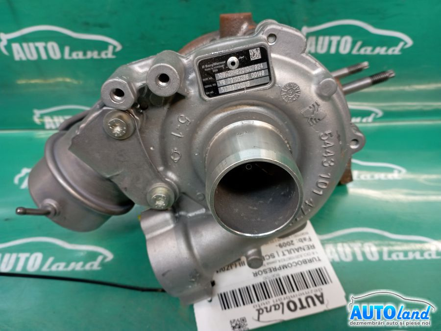 Turbo 54389880018 1.6 DCI,8201067824,piesa Noua Renault SCENIC III JZ0/1 2009