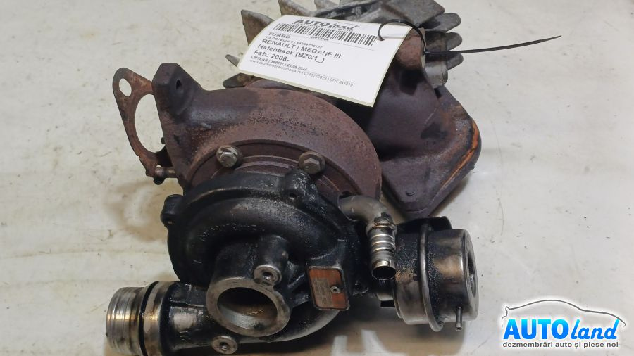 Turbo 54399700127 1.5 DCI Euro 5 Renault MEGANE III Hatchback BZ0/1 2008