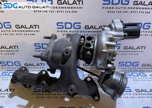 Turbo Turbina Turbosuflanta Audi A1 1.4 TSI CAX CAXA CNVA 2011 - 2014 Cod 03C145701R 06H145710D
