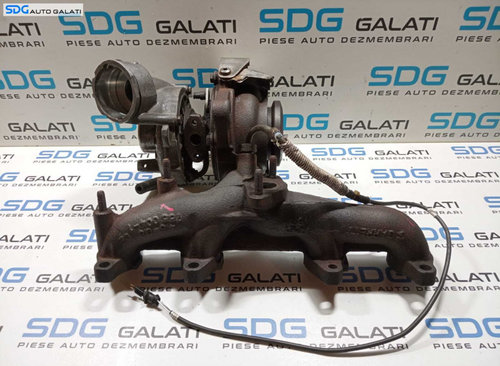 Turbo Turbina Turbosuflanta Fara Actuator Audi A3 8P 2.0 TDI BMM 103KW 140CP 2004 - 2008 Cod 03G2530...